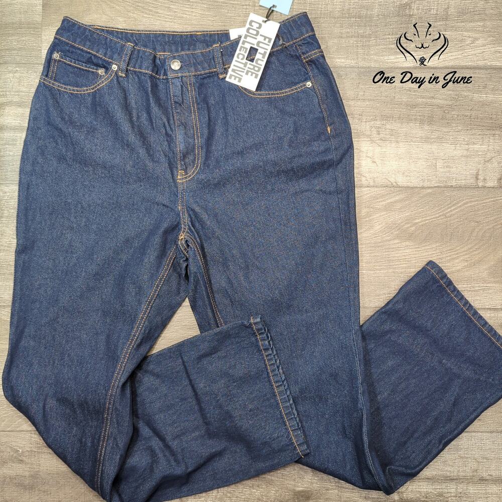 Future Collective High Rise Flare Jeans Size 14
